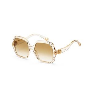 Chloe Square Seashell Gradient Sunglasses